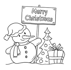 Schneemann Weihnachten Englisch