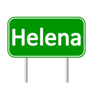 Helena Green Road Sign.