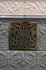 patterned ceramic glazed tiles