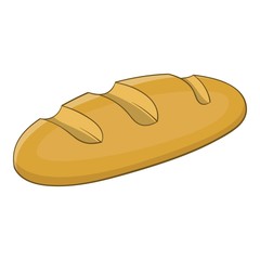 Bread icon. Cartoon illustration of bread vector icon for web design