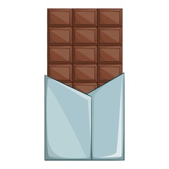 Swiss chocolate icon. Cartoon illustration of Swiss chocolate vector icon for web design