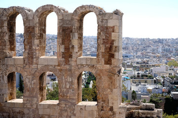 Fototapeta na wymiar Arches, Athens