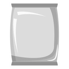 Packaging icon. Gray monochrome illustration of packaging vector icon for web