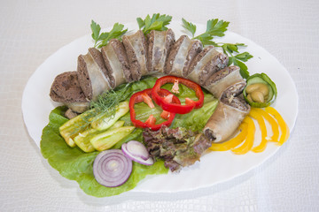 Blood sausage is a dish of Buryat cuisine.