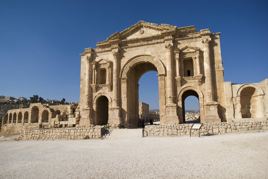 Jerash, Jordan. Triumphal Arch