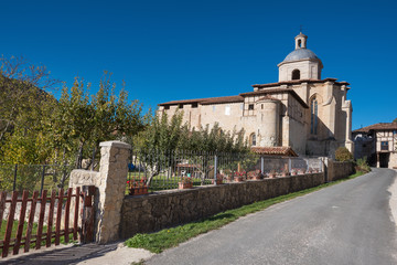 Valpuesta ancient monastery, origin of the spanish lenguage. Burgos, Spain.