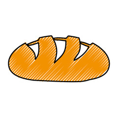 bread loaf icon image vector illustration design 