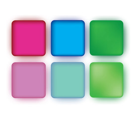 Green Blank Button Set