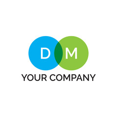 simple initial two circle DM