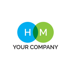 simple initial two circle HM