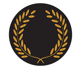 Laurel Wreath Icon Design