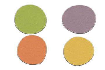 Circle label , paper design for web ,Stickers, Tags