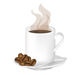 coffee mug icon image vector illustration design 