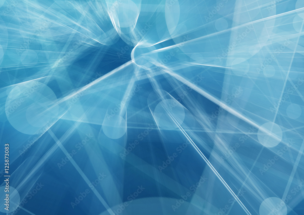 Canvas Prints abstract geometric technology design element.
