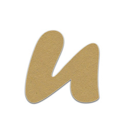 paper letter ,paper alphabet , paper design for web ,Stickers, Tags