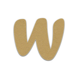 paper letter ,paper alphabet , paper design for web ,Stickers, Tags