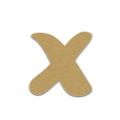 paper letter ,paper alphabet , paper design for web ,Stickers, Tags