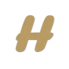 paper letter ,paper alphabet , paper design for web ,Stickers, Tags