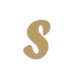 Naklejka premium paper letter ,paper alphabet , paper design for web ,Stickers, Tags