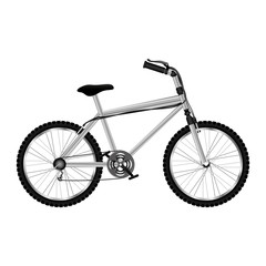 Fototapeta na wymiar bicycle sport vehicle icon over white background. bike lifestyle design. vector illustration