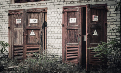 Old doors,Chernobyl