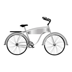 Fototapeta na wymiar bicycle vehicle icon over white background. bike lifestyle design. vector illustration