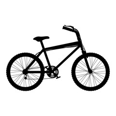 bicycle sport vehicle icon over white background. bike lifestyle design. vector illustration