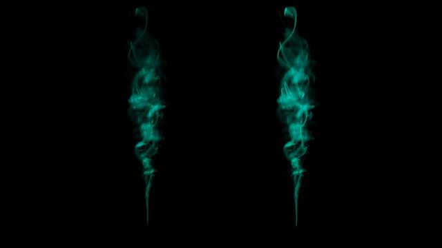 High-detailed smoke (High definition). smoke slowly floating through space against  black background. Smoke on black. Smoke isolated