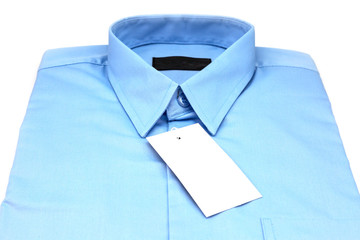 Light blue shirt isolated