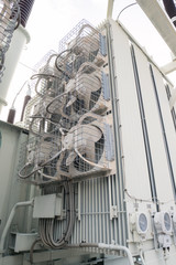 Cooling fan of the transformer