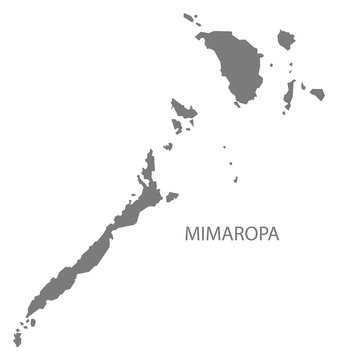 Mimaropa Philippines Map grey