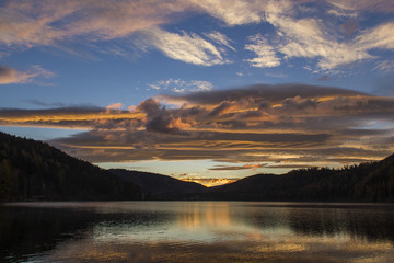 Sonnenaufgang am Erlaufsee