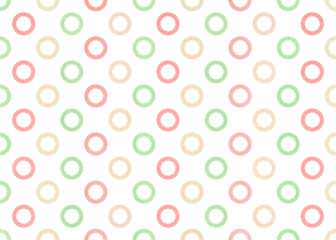 Watercolor circles pattern.