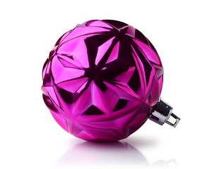 Purple Christmas ball