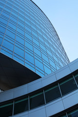 Fototapeta na wymiar Modern office building close up