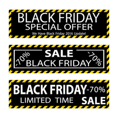 Black friday sale banner design