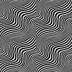 Abstract geometric black and white graphic design print weave pattern