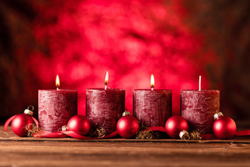 Weihnachten Kerzen dekoration 