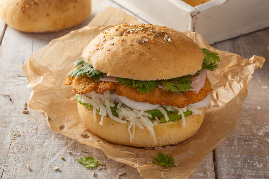 Cemita poblana, typical Mexican sandwich