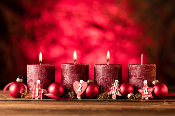 Weihnachten Kerzen dekoration 
