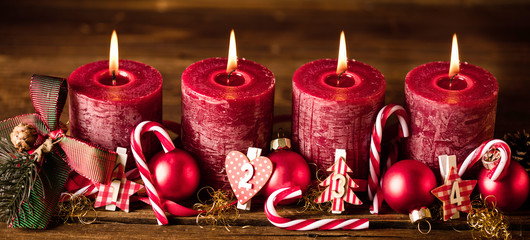 Weihnachten Kerzen dekoration 