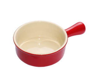 red bowl isolated on white  © dule964