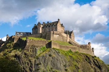 Blackout curtains Historic building Edinburgh castle, Scotland