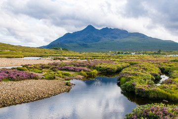 The Cuillin hills landscape, Isle of Skye, Scotland - 125894671