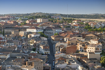 Fototapeta na wymiar Toledo (Spain): panoramic view