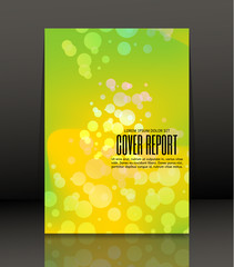 Naklejka premium Template design for cover. Banner in A4 size. Abstract background. Vector, illustration. 