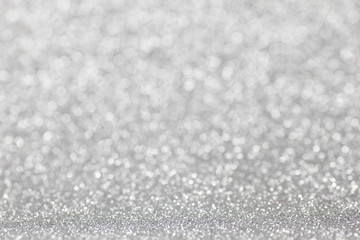 Abstract silver glitter background