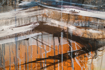 Abstract oil painting background. Oil on canvas.