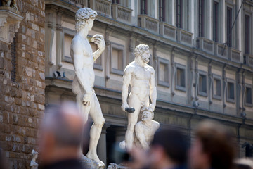 Obraz premium Copy of Michelangelo's David in Florence