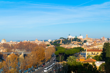 Fototapeta premium Panorama della città di Roma